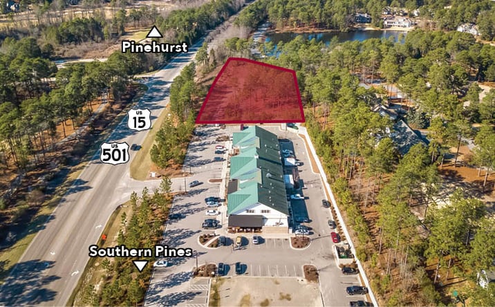 Pictures of Land property located at 9735 US Hwy 15 501 N, Pinehurst, NC 28374 for sales - image #1