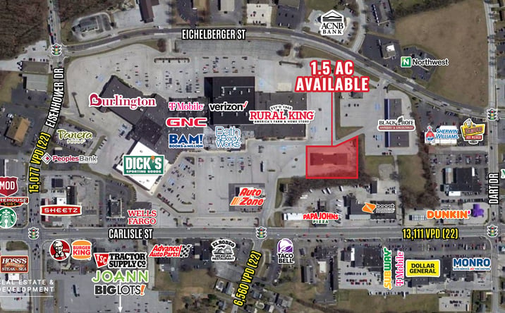 Pictures of Retail property located at 1155 Carlisle St, Hanover, PA 17331 for sales - image #1