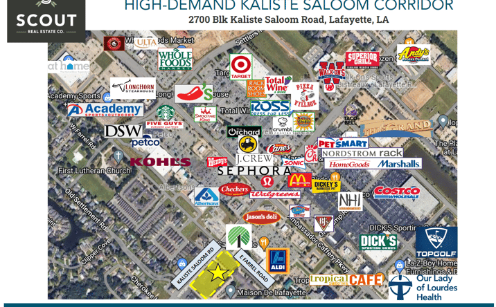 Pictures of Land property located at 2700 Kaliste Saloom Rd, Lafayette, LA 70508 for sales - image #1