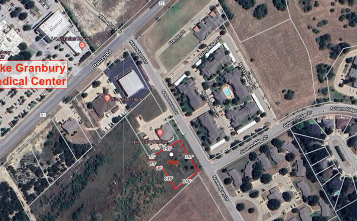 Pictures of Office, Mixed Use, Land property located at 1120 N Meadows Dr, Granbury, TX 76048 for sales - image #1