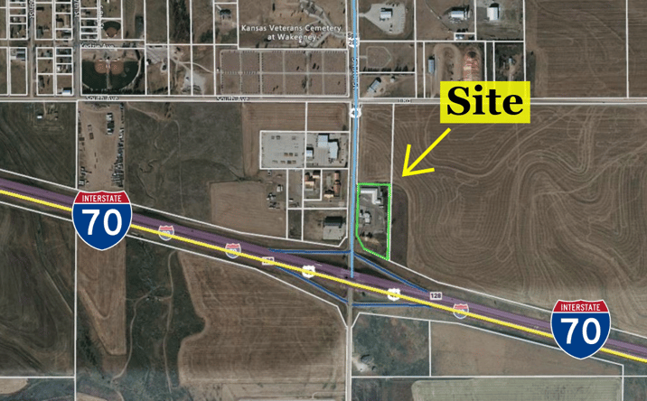 Pictures of Retail property located at 704 S 13th St, WaKeeney, KS 67672 for sales - image #1