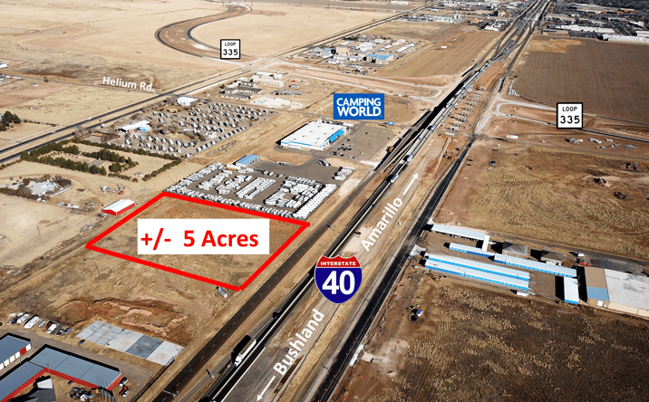 Pictures of Land property located at I-40, West Of Loop 335, Amarillo, TX 79124 for sales - image #1
