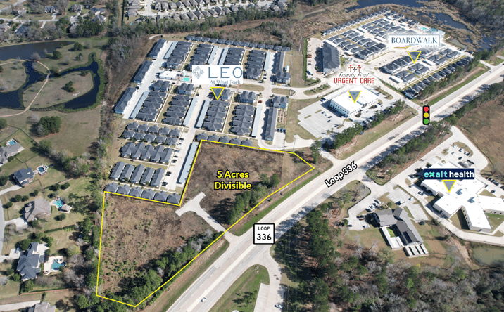 Pictures of Land property located at 5 Acres Loop 336, Conroe, TX 77304 for sales - image #1