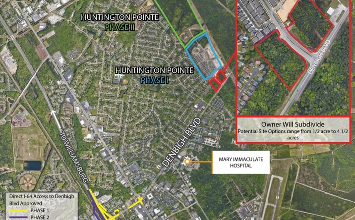 Pictures of Land property located at 903 Denbigh Blvd, Newport News, VA 23608 for sales - image #1