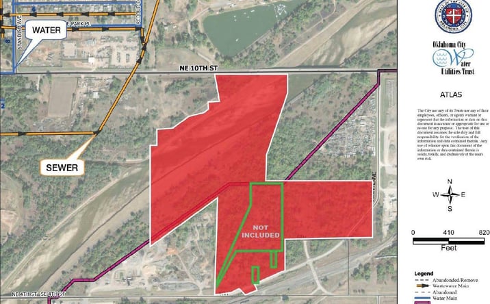 Pictures of Land property located at 701 N. Sunnylane Road,, Oklahoma City, OK 73117 for sales - image #1