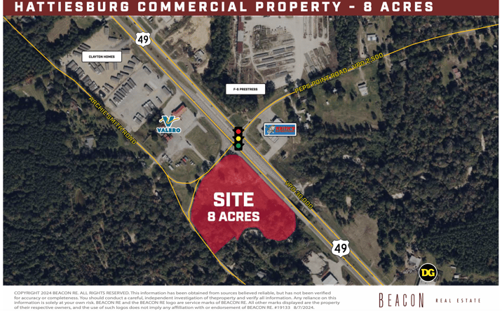 Pictures of Land property located at 7297 US 49, Hattiesburg, MS 39402 for sales - image #1