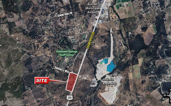 Pictures of Land property located at U.S. Hwy 281 & Ramsey Way, Burnet, TX 78611 for sales - image #1