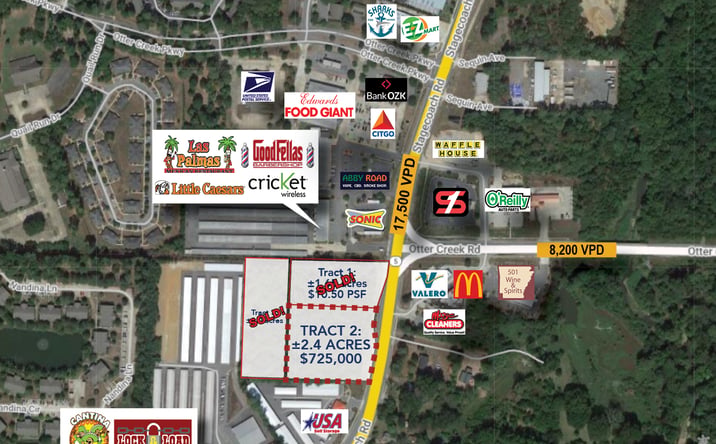 Pictures of Land property located at Corner of Otter Creek and Stagecoach Rd, Little Rock, AR 72210 for sales - image #1