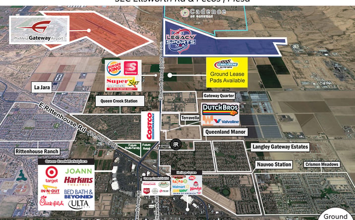Pictures of Land property located at SEC Ellsworth Rd. & Pecos Rd., Mesa, AZ 85212 for sales - image #1