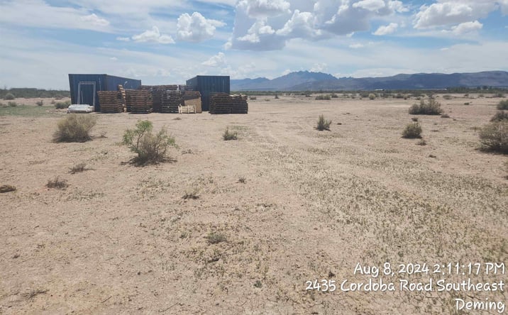 Pictures of Land property located at 2435 Cordova Rd Se Road, Deming, NM 88030 for sales - image #1
