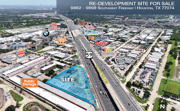 Pictures of Retail property located at 9882 Southwest Fwy, Houston, TX 77036 for sales - image #1