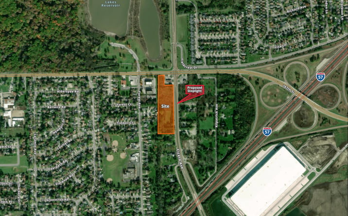 Pictures of Land property located at 16710 S Cicero Ave, Oak Forest, IL 60452 for sales - image #1