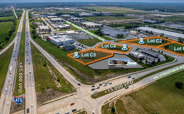 Pictures of Land property located at Lot C1 NE Independence Ave, Lee's Summit, MO 64064 for sales - image #1