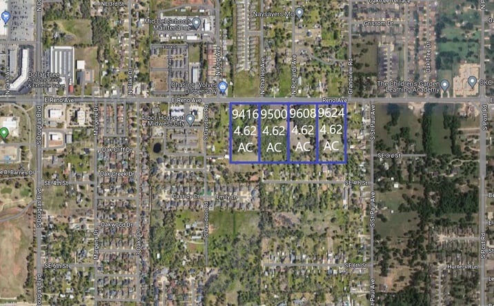 Pictures of Office, Land property located at 9416 E Reno Ave, Midwest City, OK 73130 for sales - image #1