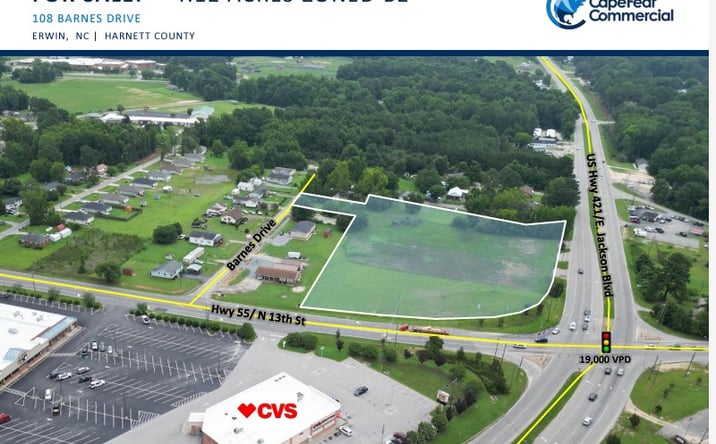 Pictures of Land property located at Barnes Dr, Erwin, NC 28339 for sales - image #1