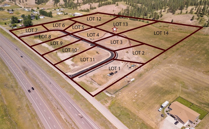 Pictures of Land property located at Lot 13 Elk Valley Ranch, Huson, MT 59846 for sales - image #1