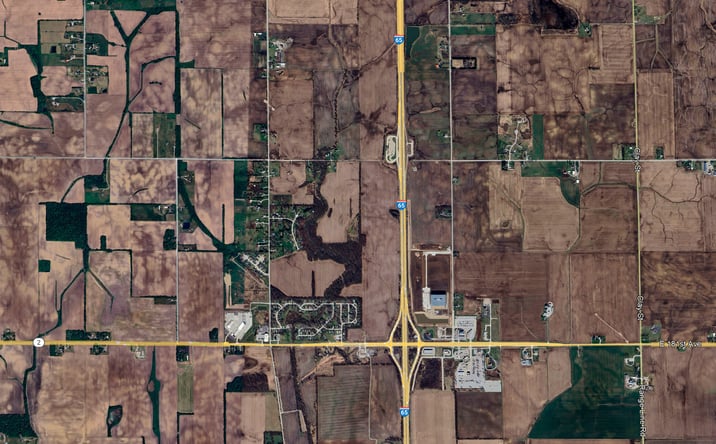 Pictures of Land property located at NEC+NWC E 173rd Avenue & Colorado Street, Hebron, IN 46341 for sales - image #1