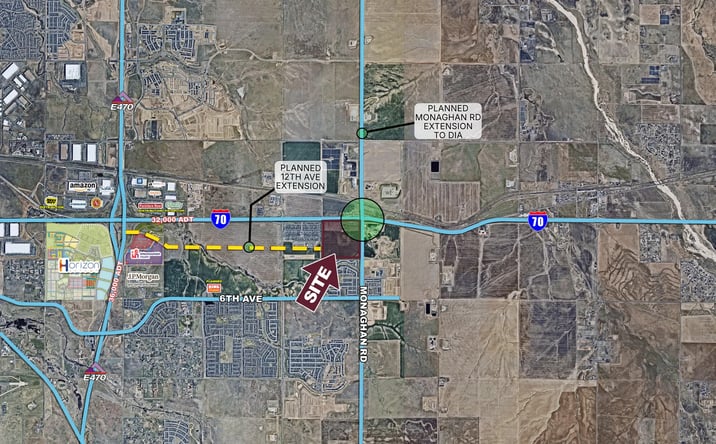 Pictures of Hospitality, Land property located at I-70 & Monaghan Road, Aurora, CO 80018 for sales - image #1