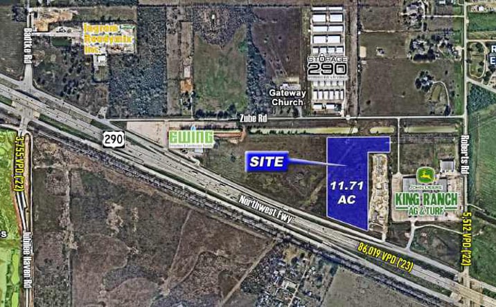 Pictures of Land property located at US 290 & Zube Rd, Hockley, TX 77447 for sales - image #1