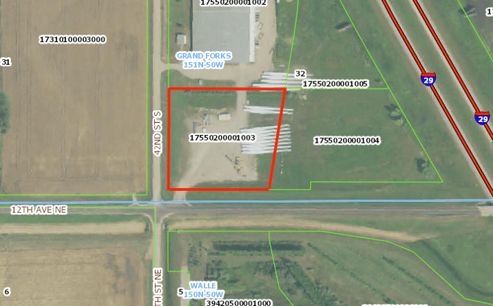 Pictures of Land property located at 7251 S 42nd St, Grand Forks, ND 58201 for sales - image #1