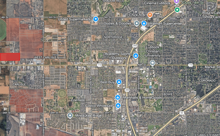 Pictures of Land property located at 7716 18th St, Lubbock, TX 79416 for sales - image #1