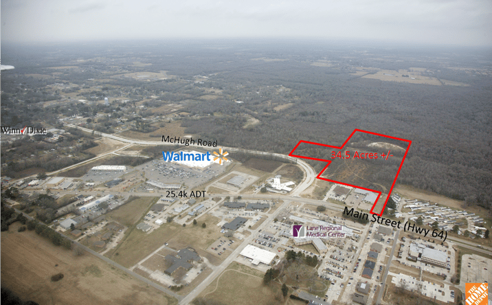 Pictures of Land property located at Hwy 64 @ Montegudo Blvd, Zachary, LA 70791 for sales - image #1