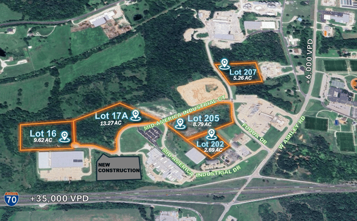 Pictures of Land property located at Lot 202 Mid-America Industrial Ct, Boonville, MO 65233 for sales - image #1