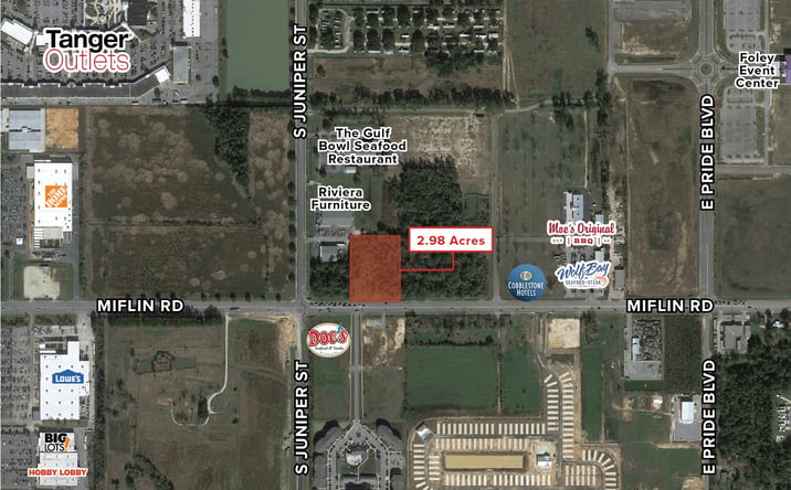 Pictures of Land property located at 0 Miflin Road, Foley, AL 36535 for sales - image #1