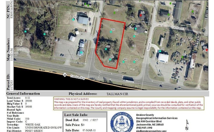 Pictures of Land property located at 483 Freedom Way , 12,13,14,15,10,11,47, Midway Park, NC 28544 for sales - image #1