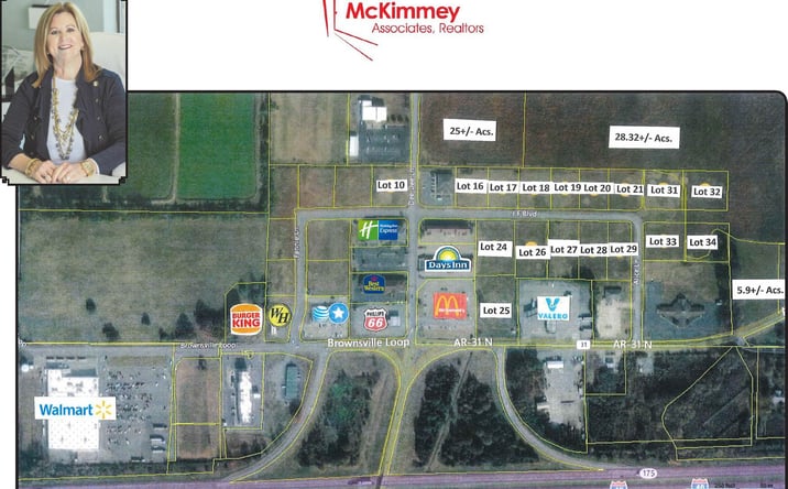 Pictures of Land property located at Lot 18 JF Boulevard, Lonoke, AR 72086 for sales - image #1
