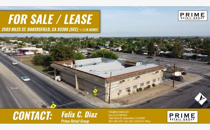 Pictures of Mixed Use, Multifamily, Retail, Special Purpose property located at 2503 Niles St, Bakersfield, CA 93306 for sales - image #1