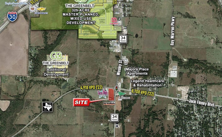 Pictures of Retail, Hospitality, Land property located at 9900 Wesley Street, Greenville, TX 75402 for sales - image #1