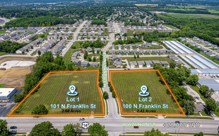 Pictures of Land property located at 101 N Franklin St, Raymore, MO 64083 for sales - image #1
