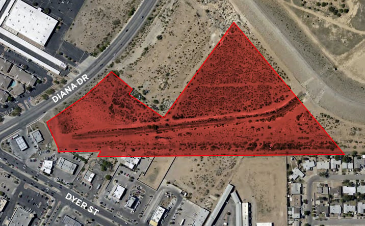Pictures of Land property located at 9499 Diana Dr, El Paso, TX 79924 for sales - image #1