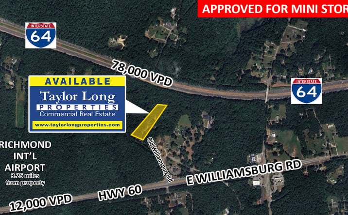 Pictures of Land, Self Storage property located at 3820 Old Williamsburg Rd, Sandston, VA 23150 for sales - image #1