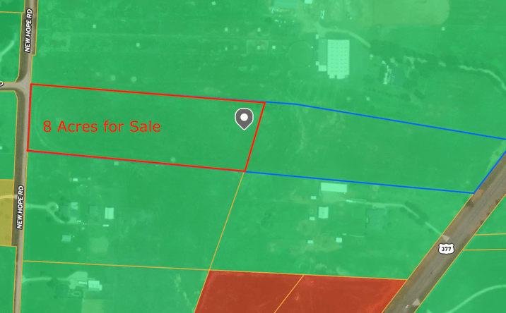 Pictures of Land property located at New Hope Rd, Aubrey, TX 76227 for sales - image #1