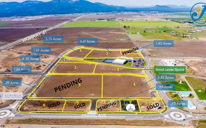 Pictures of Land property located at W Prairie Ave, Post Falls, ID 83854 for sales - image #1