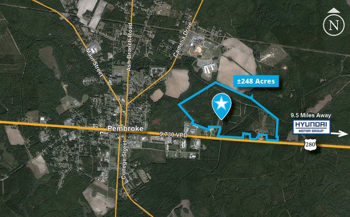 Pictures of Land property located at US-280, Pembroke, GA 31321 for sales - image #1