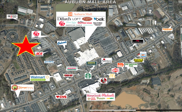 Pictures of Retail, Self Storage, Special Purpose property located at 2111 E University Dr, Auburn, AL 36830 for sales - image #1