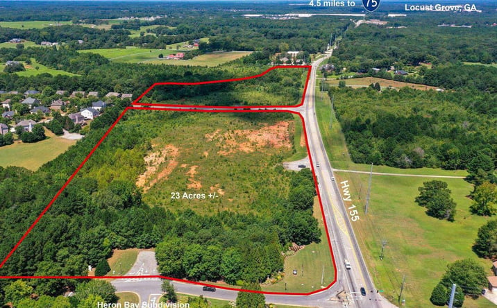 Pictures of Land property located at Highway 155 at Mcintosh Drive, Locust Grove, GA 30248 for sales - image #1