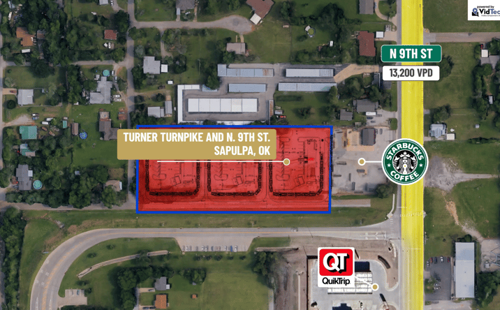 Pictures of Land, Retail property located at 1304 N 9th St, Sapulpa, OK 74066 for sales - image #1