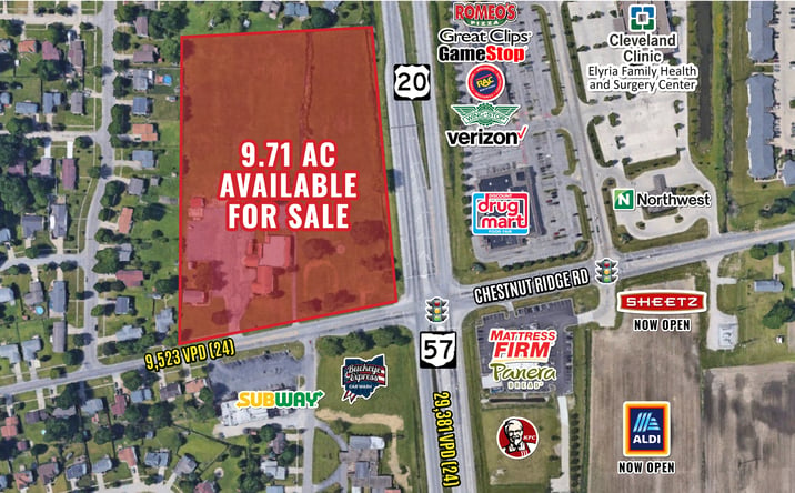 Pictures of Land property located at 38550 Chestnut Ridge Rd, Elyria, OH 44035 for sales - image #1