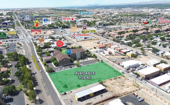 Pictures of Land property located at Nwq Yale Blvd Se & Gibson Blvd Se, Albuquerque, NM 87106 for sales - image #1