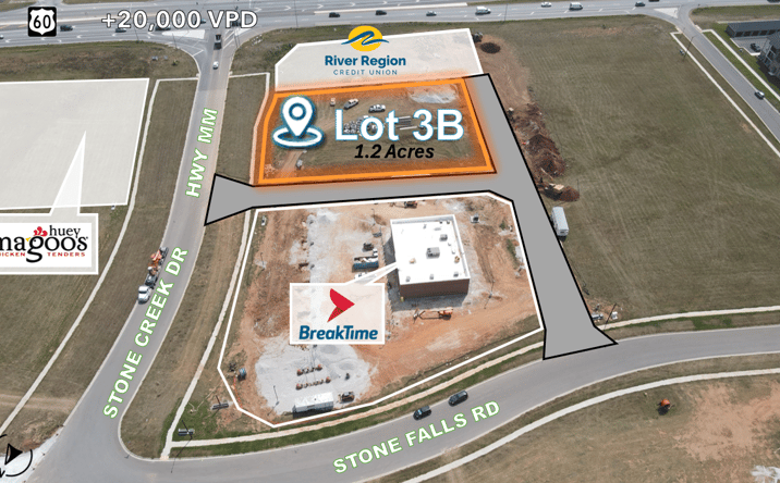Pictures of Land property located at Lot 3B Stone Creek Dr, Republic, MO 65619 for sales - image #1