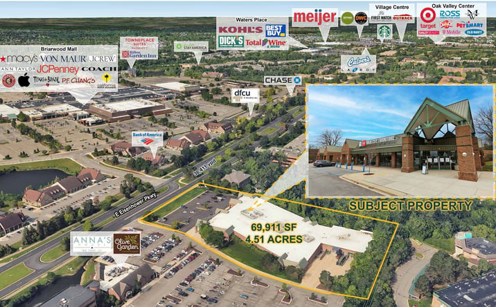Pictures of Retail property located at 425 E Eisenhower Pkwy, Ann Arbor, MI 48108 for sales - image #1