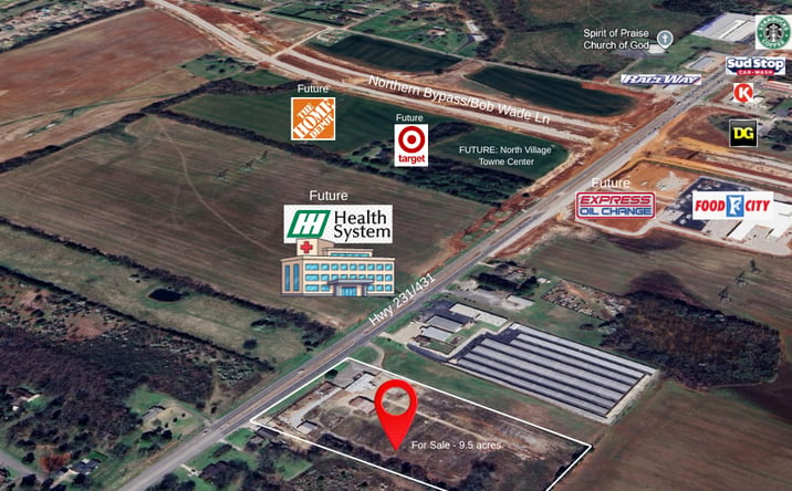 Pictures of Retail, Mixed Use, Land, Multifamily, Office property located at 10116 N Memorial Pkwy, Huntsville, AL 35810 for sales - image #1