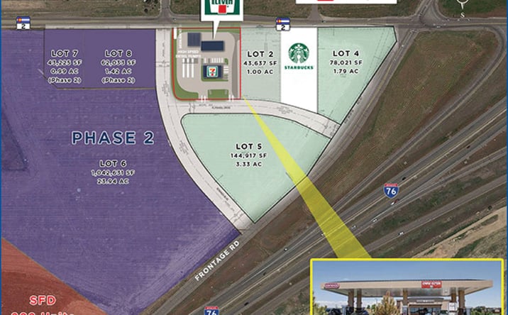 Pictures of Land property located at SWC I-76 & Highway 2, Lochbuie, CO 80603 for sales - image #1