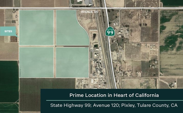 Pictures of Land property located at Ave 120 and State Highway 99, Pixley, CA 93256 for sales - image #1