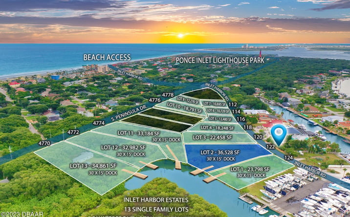 Pictures of Land, Multifamily property located at 122 Inlet Harbor Road, Ponce Inlet, FL 32127 for sales - image #1