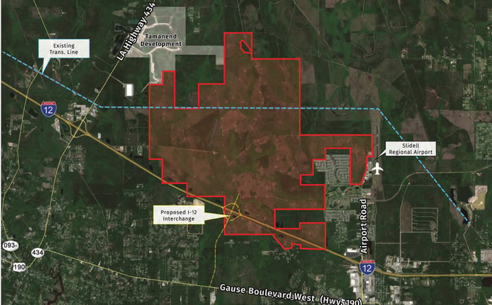 Pictures of Land property located at I-12, Lacombe, LA 70445 for sales - image #1